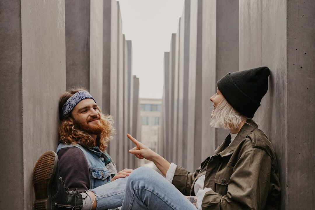people having deep conversation